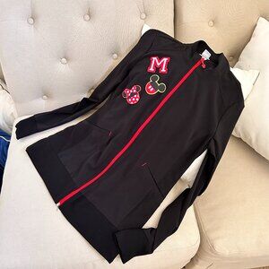 Vintage Disney Zip Front womens Jacket Going Steady Mickey Mouse XXS Uniforms